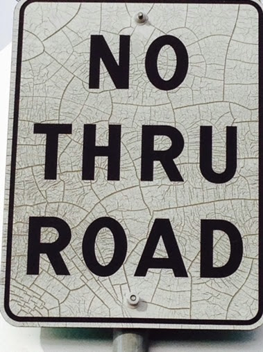 no thru road