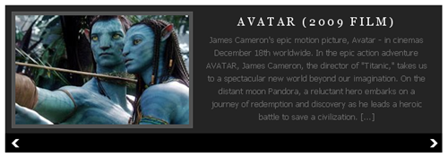 featured post content slider for blogger