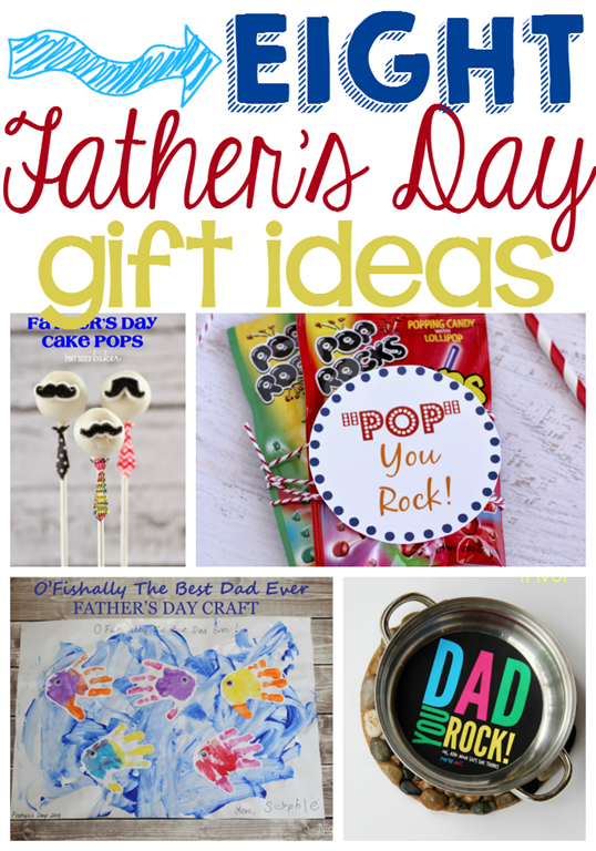 Eight Father's Day Gift Ideas at GingerSnapCrafts.com #linkparty #features #fathersday