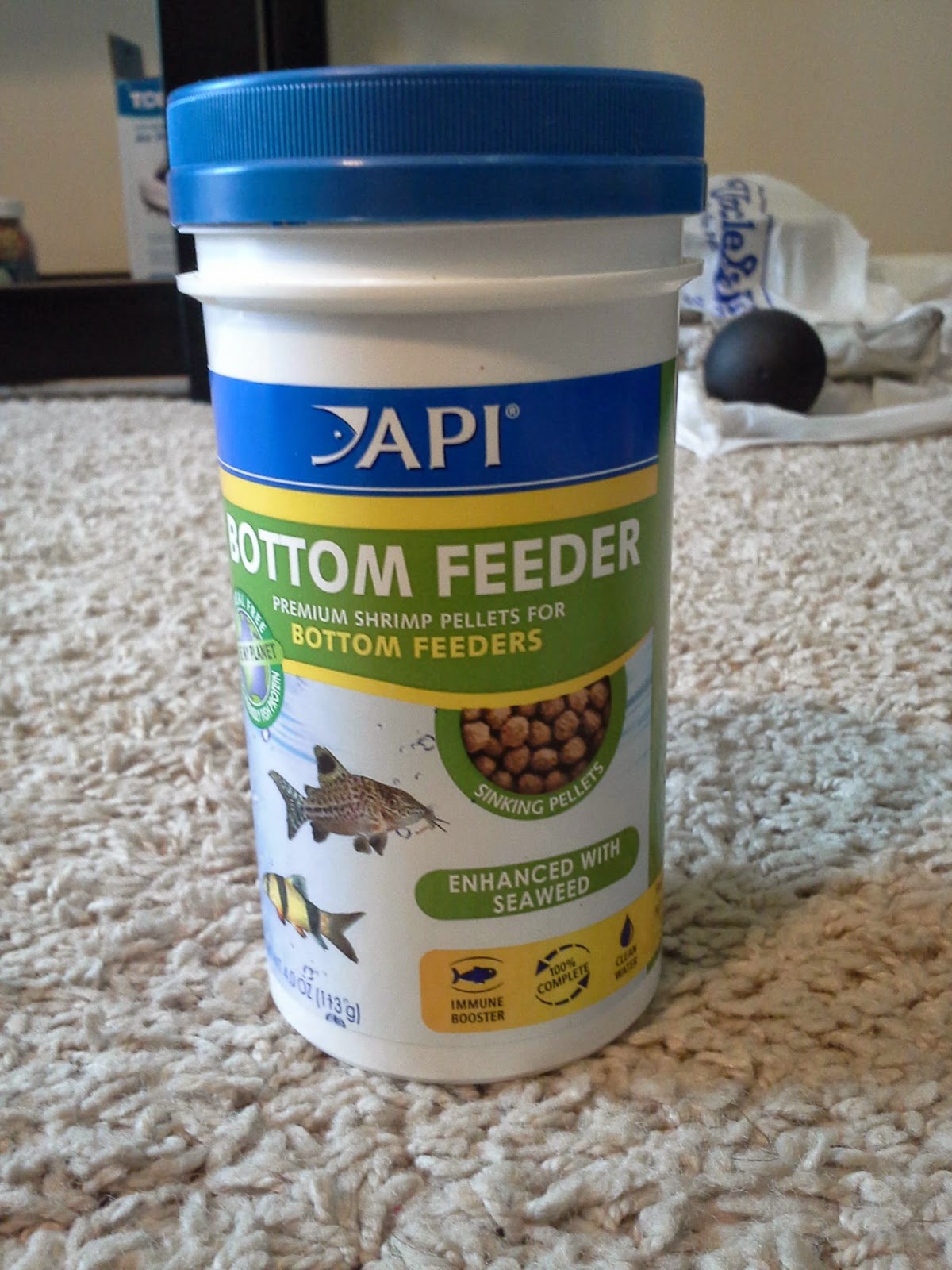 Aquabowl Review Api Bottom Feeder Shrimp Pellets