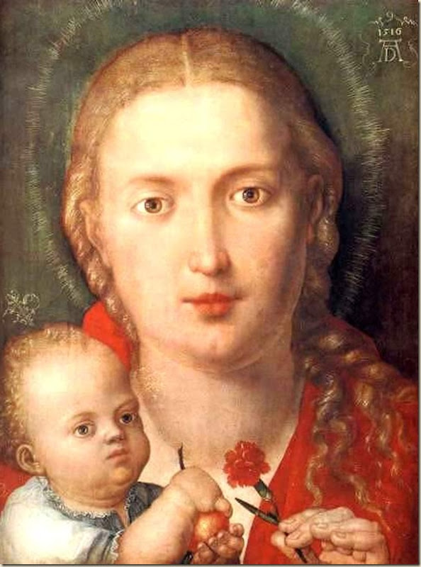 Dürer, Vierge à l’enfant