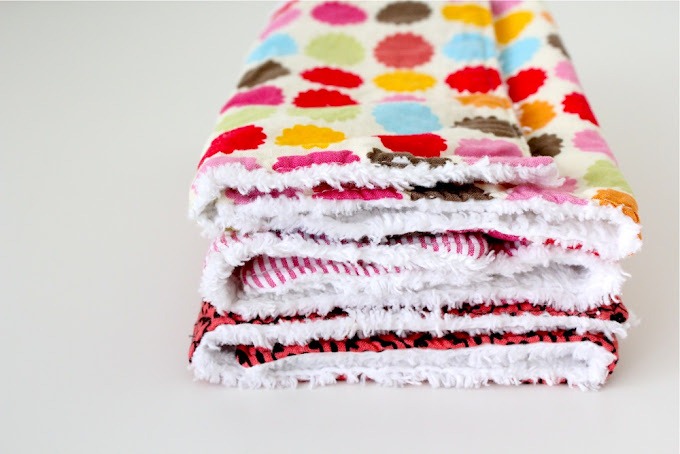 diy burp cloths by Made