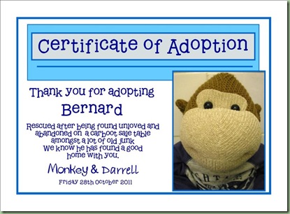 adoption cert bernard