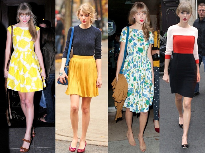 Roupas e Vestidos de Taylor Swift – Inspire-se nos looks da cantora. 02 estilo-taylor-swift-moda-looks-02