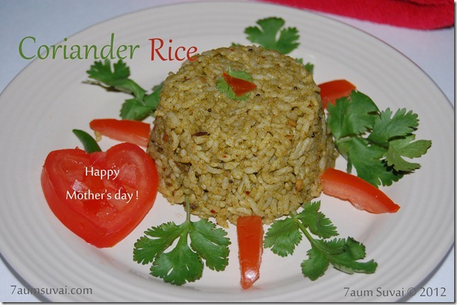 Coriander rice