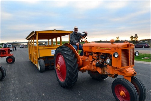 tractor drive on the interstate