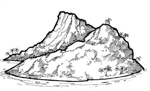ISLANDS COLORING PAGES