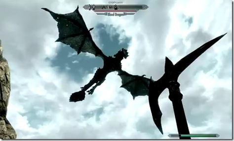 skyrim backwards dragon 01