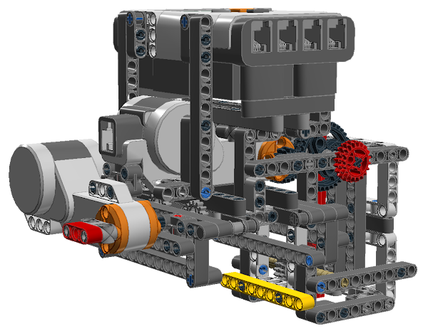 LEGO Mindstorms NXT X-Y Plotter: Y-axis & Pen Control