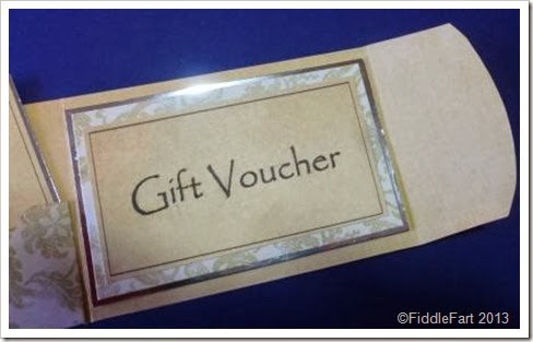 Sizzix. Gift Voucher Wallet