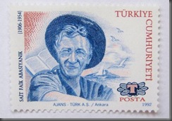 1992yılında-anısına-çıkarılan-pul