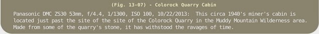 Image Title Bar 94 Fig 13-07 Colorock Quarry Image Title Bar 94 Fig 13-07 Colorock Quarry