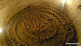 Dust covered human bones