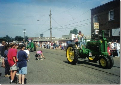07 John Deere Tractors in the Rainier Days in the Park Parade on July 10, 1999