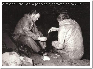 Armstrong with Holden deepest part of the cave system Armstrong with Holden deepest part of the cave system