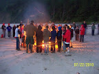 Campfires on the beach were neat