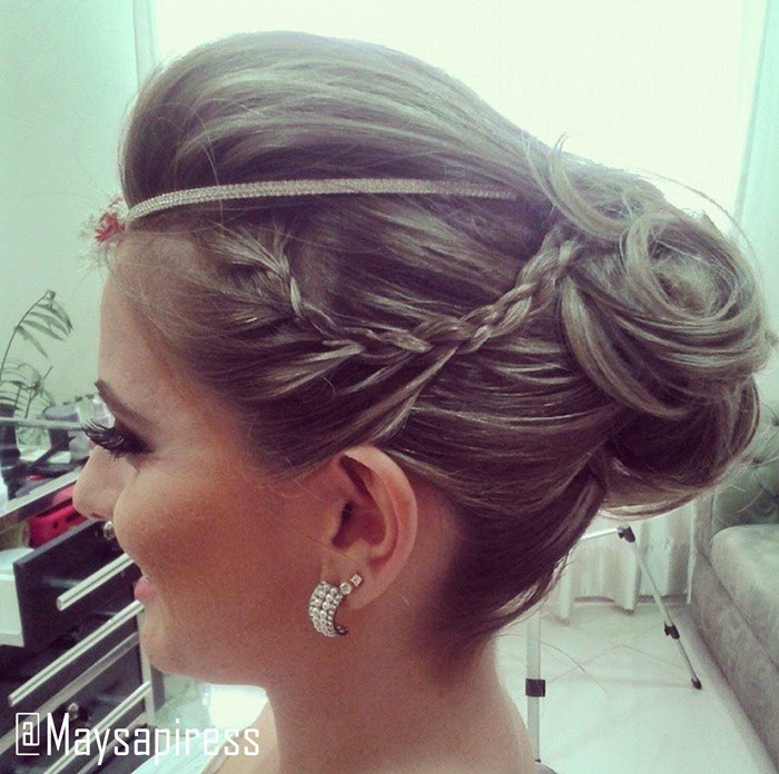 Penteado em cabelo Curto