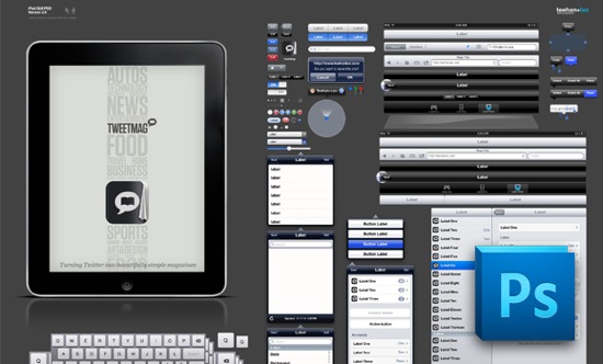 IPad GUI PSD v2