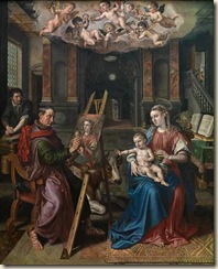 Maerten de Vos, St Luc peignant la vierge