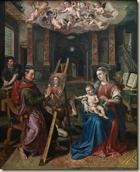 Maerten de Vos, St Luc peignant la vierge Maerten de Vos, St Luc peignant la vierge