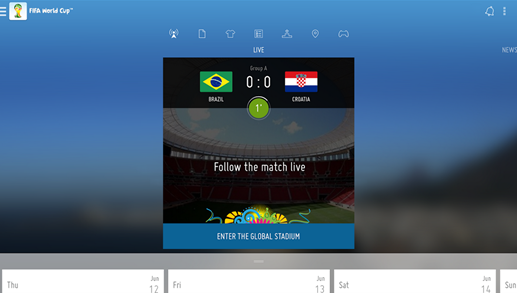 FIFA World Cup 2014 Android App
