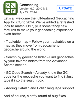 Geocaching62iOS.png Geocaching v 6.2 for iOS