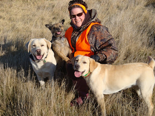 Becky with Kramer, Banks, and Brinkley
South Dakota
November 2011
