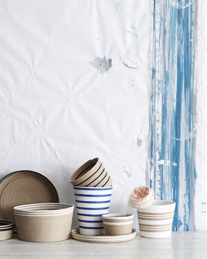 Baskets are easy to paint, so you can easily add stripes or change their color to match your decor. I love doing this with inexpensive baskets. Baskets are easy to paint, so you can easily add stripes or change their color to match your decor. I love doing this with inexpensive baskets.
