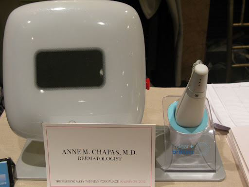 Dr. Anne M. Chapas gave skin assessments to attendees.