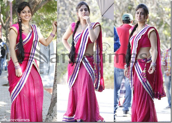 Aksha_Pink_Half_Saree