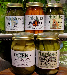 Phickles 16oz $9.50
Pickled Okra-Carrots-Snaps-Asparagus
Green tomatoes