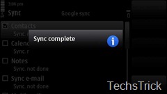 Sync Complete Sync Complete