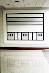 barn, 1993, acrylic on wood, 81 x 100 x 3 in.
