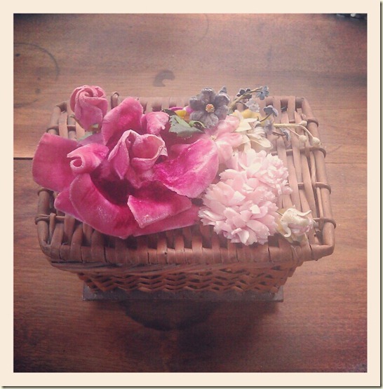 french basket with flowers 2