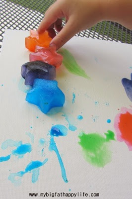 Ice Cube Painting from My Big Fat Happy Life Ice Cube Painting from My Big Fat Happy Life