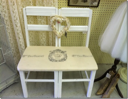 Double chair bench 071