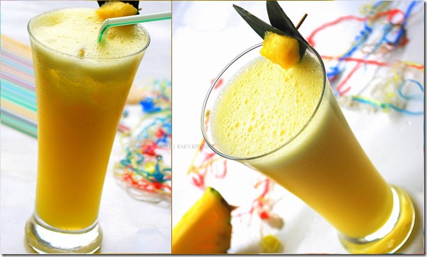 Pineapple lychee drink
