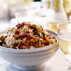 Smoked-Sausage and Okra Dirty Rice