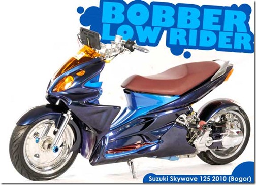 Modified Suzuki Skywave 125 Low Rider