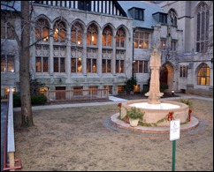 church courtyard