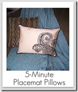 placemat pillows