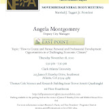 Nov. 2010: Work/Life Balance w/Angela Montgomery