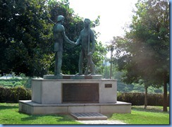 9461 Nashville, Tennessee - Discover Nashville Tour - The Founding of Nashville - James Robertson & John Donelson statue 9461 Nashville, Tennessee - Discover Nashville Tour - The Founding of Nashville - James Robertson & John Donelson statue