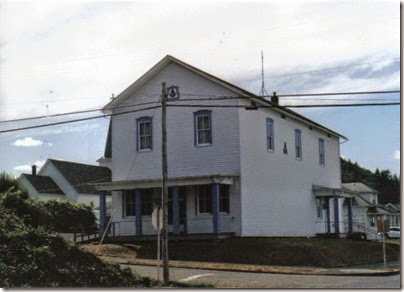 Masonic Hall in Rainier, Oregon on September 5, 2005