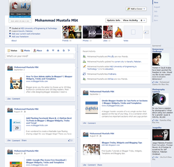 facebook timeline