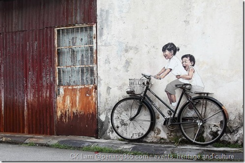 Penang Street Art  Hand Painted Wall Murals by CK Lam @Penang365.com