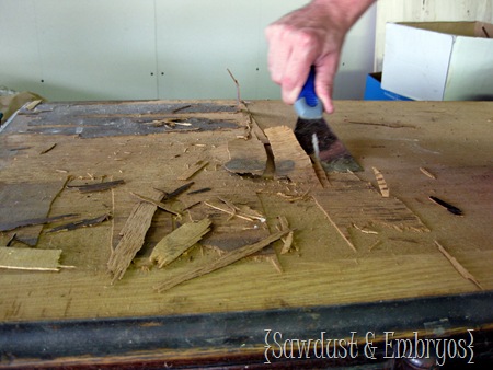 repairing wood veneer furniture