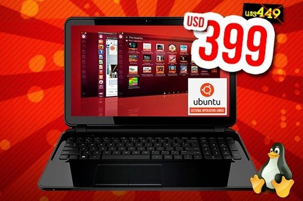 HP 15 con Ubuntu Preinstallato - volantino