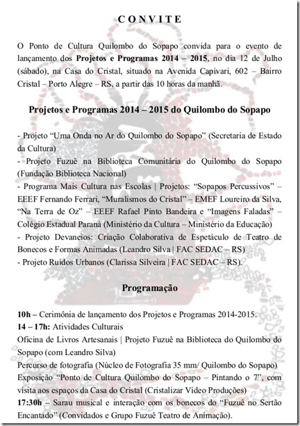 2014-07-12_lançamento quilombo do sopapo verso 2014-07-12_lançamento quilombo do sopapo verso