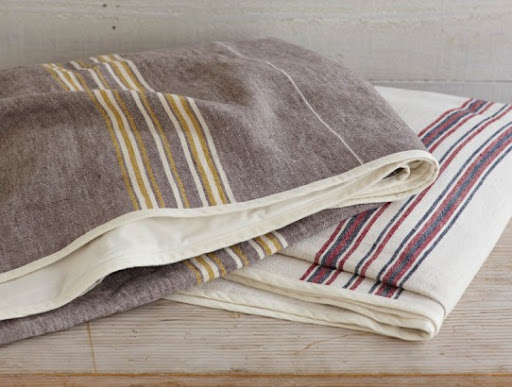 organic linen throw